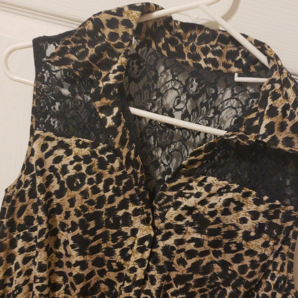 Leopard print dress